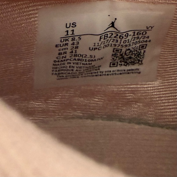 New Jordan Leather Stadium 90 Sail/Legend Pink. - Picture 8 of 10